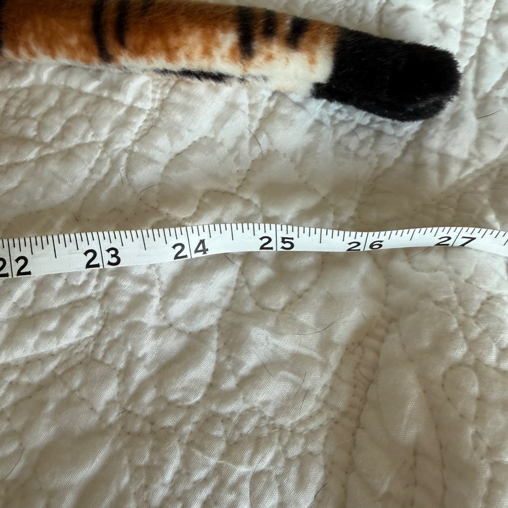 Toy Works LLC Realistic Bengal Tiger Plush Stuffed Animal 27" Large Laying Tiger - Picture 8 of 10
